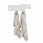 Biały wieszak na ręczniki NUTRIA