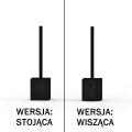 Uchwyt na szczotkę WC Numbo - warianty