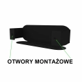 Czarna półka prysznicowa ONIA