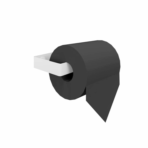 Biały uchwyt na papier toaletowy N1