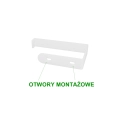 Biały uchwyt na papier toaletowy N1