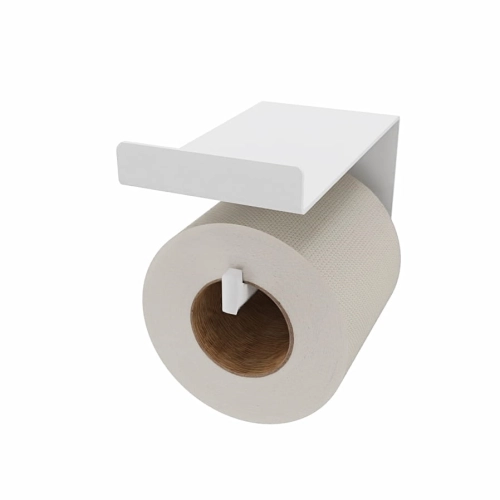 Biały uchwyt na papier toaletowy N6