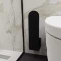 Czarny uchwyt na szczotkę WC OZJA