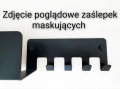 Czarna półka prysznicowa NAJNA