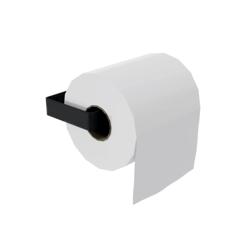 Czarny uchwyt na papier toaletowy N1